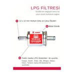 Smf 3741 12X12 Otogaz Lpg Filtresi 1 Adet (Sirali Lpg Sistem Olan Butun Araclara Uyumlu)