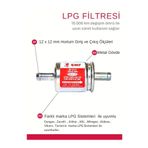Smf Lpg Otogaz Filtresi 12X12 Cangas , Zavolli , Atiker , Akl , Aldesa , Mimgas , Vikars Uyumlu