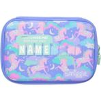 Smiggle Flyn Sert Kapaklı Kalemlik – Mor (Hardtop Id Pencil Case) / Dayanıklı Okul Kalem Kutusu