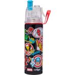 Smiggle Marvel Lisanslı Paslanmaz Çelik Çocuk Suluk – 500 Ml, Siyah, Spritz Kapaklı - 00-Siyah
