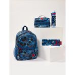 Smiggle - Mickey Mouse 3lü Okul Çanta Seti - 1 Adet - Renkli