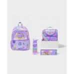 Smiggle Smıggle Harry Potter 4 Parçalı Okul Sırt Çantası - Mor