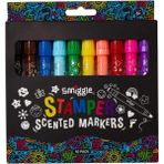 Smiggle - Stamper Kokulu Highlighter Işaretleyici Kalem Seti X10 - Çok Renkli
