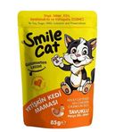 Smile Cat 85 gr Pouch Yetişkin Tavuklu Yaş Kedi Maması