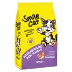 Smile Cat Kısırlaştırılmış Tavuklu 1 kg Yetişkin Kuru Kedi Maması