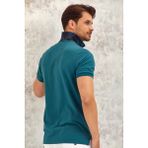 Smile Volant Erkek Polo Tişört - Yeşil - 09H-Yeşil - 2XL