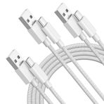 Smilebridge Carplay Kablo Kablosu, iPhone 16/16 Plus/16 Pro/16 Pro Max/15/15 Plus/15 Pro/15 Pro Max, iPad Pro 12.9/11, iPad Air 4/5, iPad Mini 6, 3'lü Paket 3,3 ft USB A - USB C Naylon Örgülü Araç Şarj Kablosu