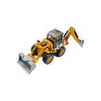 smilechild Buldozer Metal Kepçe Çift Taraflı İş Makinası İt Bırak Hızlansın Oyuncak 32 Cm