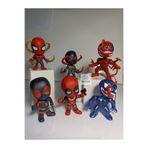 smilechild ÖRÜMCEK ADAM VENOM DEADPOOL 6'LI SET SPİDERMEN KARAKTER FİGÜR OYUNCAK 10 cm