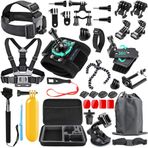 Smilepowo 18 in 1 Aksesuar Kiti GoPro HERO5 Siyah, HERO5 Session, Hero 4 için gümüş siyah, Hero Session, Hero3 +, 3,2,1 sj4000,5000,6000, Xiaomiyi, 2, Spor Kamera aksesuarı, GoPro Bundle