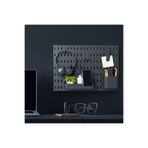 SMİLESEPET Çok Amaçlı Pano Organizatör Set 1 ( 28 X 40 Cm ) Siyah - Dübelli