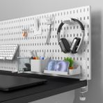 Smilesepet Smile Sepet Çok Amaçlı Organizatör Set Metal Ayak Bağlantı ( 52 cm x 36 cm ) - Beyaz