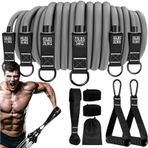 Smileshiney Antrenman Bantları | Ayarlanabilir Barfiks Bantları,Kaymaz Dayanıklı Fitness Ekipmanı Bilek Kayışlı Kuvvet Antrenmanı Kas Geliştirme El Güçlendirme