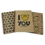 Smiley SMILEY1001-K 100 Yaprak A4 Kareli Kraft Defter