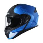 Smk Gullwing Kresto Çene Açılır Kask - Mavi - Siyah