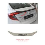 SML Dizayn Honda Civic Fc5 (2016-2021) Anatomik Spoiler (Plastik) BOYASIZ Civic Fc5 Bagaj Üstü Spoiler-Spoyler