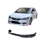 SML Dizayn Honda Civic Fd6 Makyajlı Kasa 2009-2011 Ön Ek (PLASTİK) Boyasız Fd6 Ön-karlık-ek-bodykit-lip