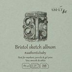 SMLT FB-32 (185)/9 Authentic-baby küçük kare eskiz defteri, Bristol kağıt, 185 gsm, 32 yaprak