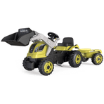 Smoby 710132 Yeşil XL Römorklu Pedallı Ve Kepçeli Traktör