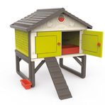 Smoby 890101 Yeşil Tavuk Kümesi Oyun Evi
