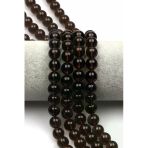 Smoky Obsidyen Doğal Taş Dizi 10 Mm Küre Kesim - Dz-0799