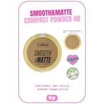 Smooth Matte Compact Powder Mat Bitişli Toz Pudra - 40 Apricot