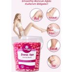 Smoothly 2 Kutu Pudralı Soyulabilen Boncuk Ağda + Premium Ağda Isıtıcı Makine + Ağda Losyonu + Spatula Seti