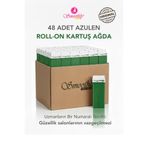 Smoothly Azulen Kartuş Ağda, Profesyonel Roll-on Ağda 48 Adet - Tüm Ciltler İçin Kartuş Ağda