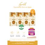 Smoothly GOLD soyulabilir boncuk ağda granür ağda EL AĞDASI 220 g x 4 paket seti TOPLAM 880 G.