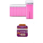 smoothly Kartuş Pembe Roll-on Sir Ağda 12 Li Set 2 Karınca Yumurta Yağı
