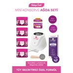 Smoothly Sir ağda makinası 4 tıtanıum mini konserve x 4 mt ağda bezi 1 tüy geciktrici losyon
