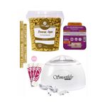 smoothly Soyulabilen Gold Soyulabilen Boncuk Ağda 250gr + Ağda Makinesi + Karınca Yumurta Yağı + Spatula Seti