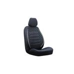 SMRAUTOACCESSORY Nissan Patrol UYUMLU Koltuk Kilifi Gof Siyah UYUMLU ile uyumlu SMRNM-623