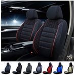 SMRAUTOACCESSORY Opel Vivaro Oto Koltuk Kilifi Gof Siyah-Kirmizi Standart Beden ile uyumlu SMRNM-2879