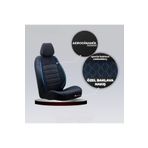 SMRAUTOACCESSORY Peugeot 307 Oto Koltuk Kilifi Gof Siyah-Mavi Standart Beden ile uyumlu SMRNM-421