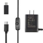 Smraza Raspberry Pi 4ON/Off Anahtarı ile Uyumlu 5.1V 3A Güç Kaynağı, USB-C Pi 4 Şarj Cihazı 60 Derece Dönen Raspi 4B Adaptör Raspberry Pi 4 Model B 1GB 2GB 4GB 8GB Versiyon için