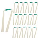 SMTCM 20 adet sapan, yedek lastik bantlar, 0,8 mm, sapan düz bantlar, çekme bantları, profesyonel, av, mancınık, lastik bant, sapan, kauçuk spor sapanı, dış mekan çekimi için