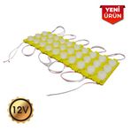 Smx 12V Camlı Parmak Led Lamba Su Geçirmez- 10'LU SET