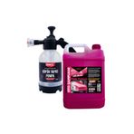 SMX %90 cilalı Pink Fusion Oto Şampuanı 5 LT + 2 Lt KÖPÜK Yapıcı Kimyasal Dayanımlı Pompa