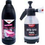 Smx %90 Cilalı Pink Fusion Oto Şampuanı 750 ml ve Köpükpompası