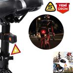 Smx Bisiklet Arka Stop Lambası - Reflektörlü ve Çakarlı 6019