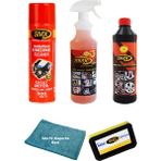 Smx Demirtozu & Jant Temizleyici / Gold Nano Genel Amaçlı Temizleyici / Susuz Motor Temizleme ve Koruma Spreyi / 50X70 Mikrofiber Kaporta Bezi / Sünger Hediye