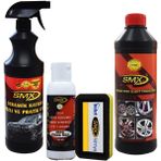 Smx Demirtozu & Jant Temizleyici - Seramik Katkılı Hızlı Cila - 3'ü1 Arada Hare Giderici & Boya Koruma & Cila ( 100 ml )