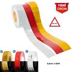 Smx Reflektiv Petekli Fosfor Bant, Belgeli 5.5cm x 50M