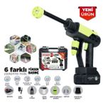 Smx Şarjlı Oto Yıkama Tabancası – 300W, 48V, Basınçlı Su Tabancası, Kablosuz Şarjlı Rottest BR0922544