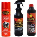 Smx Susuz Motor Temizleme Seramik Katkılı Cila Demir Tozu Jant Temizleyici Set