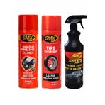 Smx Susuz Motor Temizleme Spreyi / Lastik Parlatıcı / Seramik Cila / Hızlı Cila / Pratik Cila