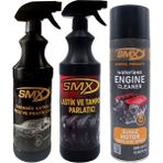 Smx Susuz Motor Temizleme Spreyi / Seramik Cila / Hızlı Cila / Pratik Cila / Lastik Parlatıcı / Tam