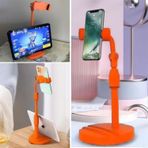 Smyrna Masa Üstü Tablet Ve Telefon Tutucu Plastik Aparat Turuncu Telefon Standı