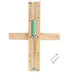 SMZhomeone 15 Dakika Duvara Monte Ahşap Sauna Kum Saati Kum Zamanlayıcı Ahşap Saat Sauna SPA Odası için Dönen Kum Saati 30x10 cm (yeşil)